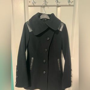 Mackage Wool Leather Coat